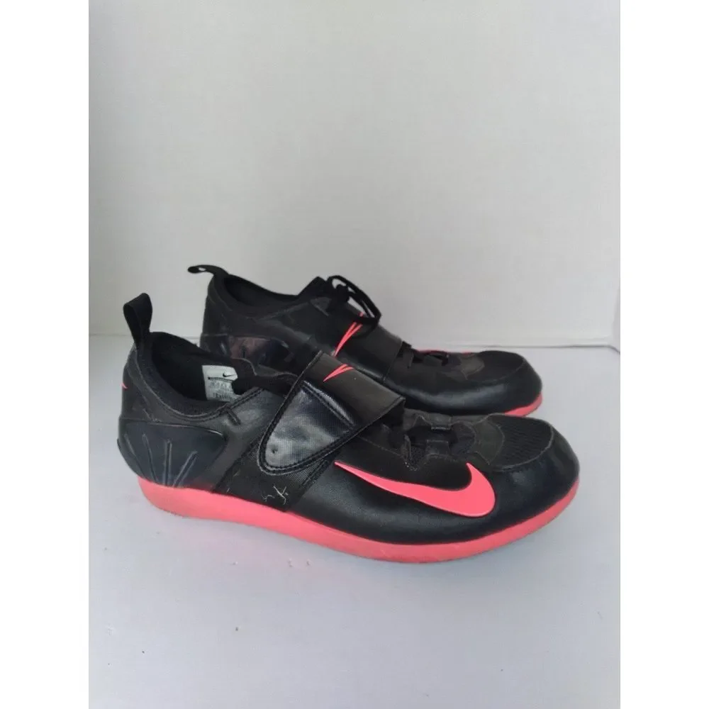 Nike‎ Black and Hot Pink Training Shoes Athletic Sneakers Strap Workout Shoes